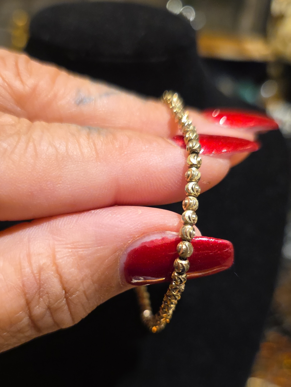 Delicate925 Gold BeadBracelet for Women